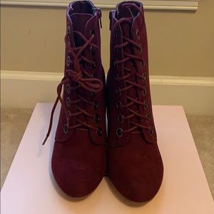 Brand new Justfab Booties